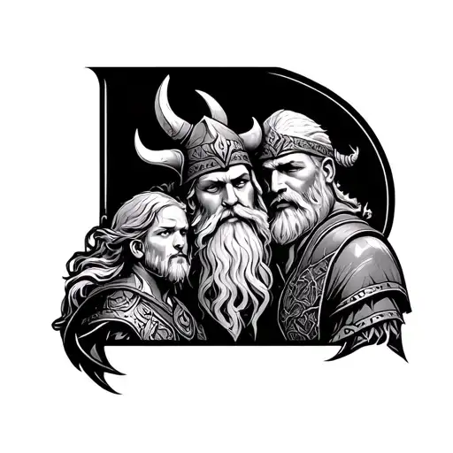 Viking Father Son
