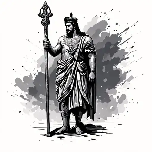 Greek Warrior Standing