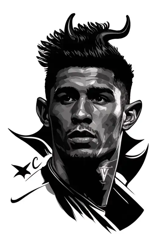 Manchester United Devil With Ronaldo