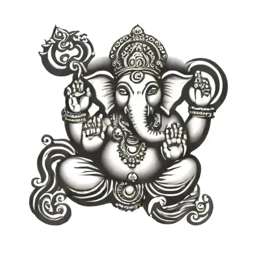 Ganpati And Om