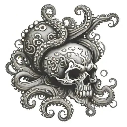 Octopus Smoke Skull