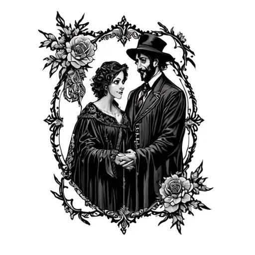 Filligree Border Dr Jeckle And Mr Hide Sangre Por Sangre At The Bottom