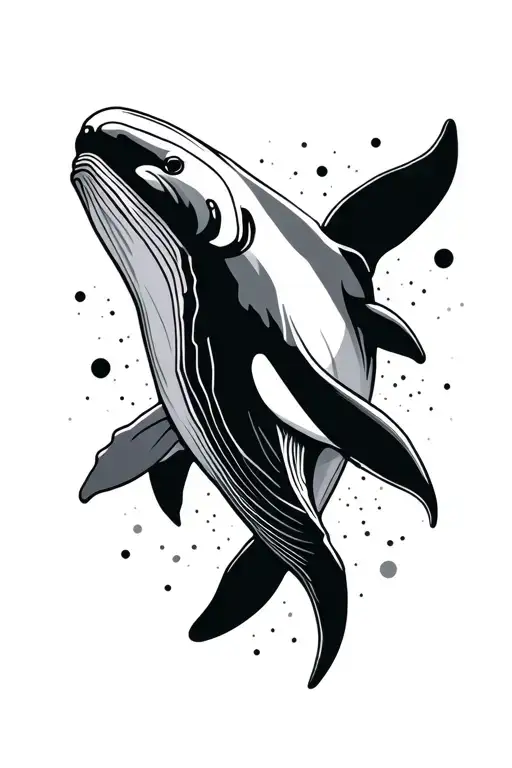 Whale Geometric Design
