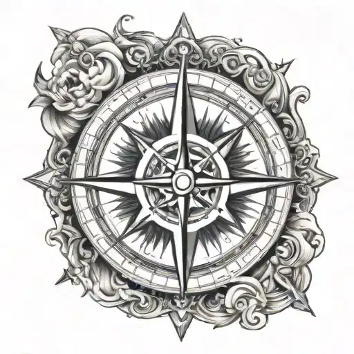 Compass With The Letter Z Characters Incorporated