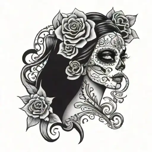 Day Of The Dead Woman