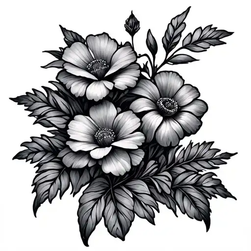 687 With Flowers Growing