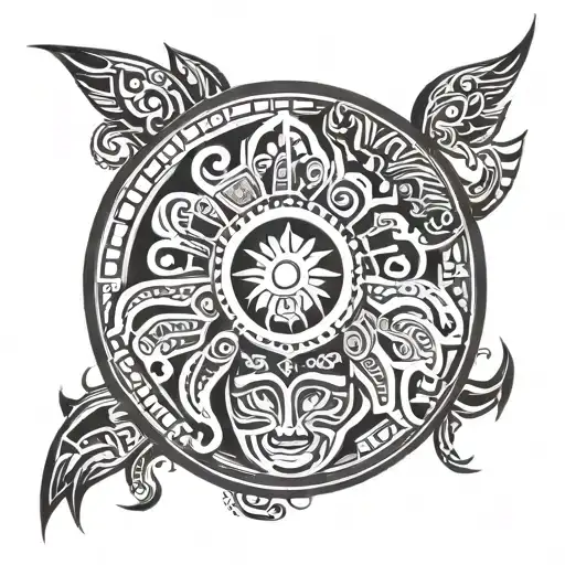 Taino Tribal Sleeve