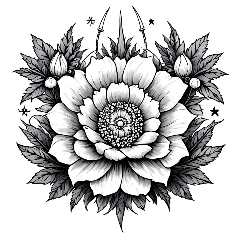 Family Astrological Sign Virgin Flower Cancer Sagittarius