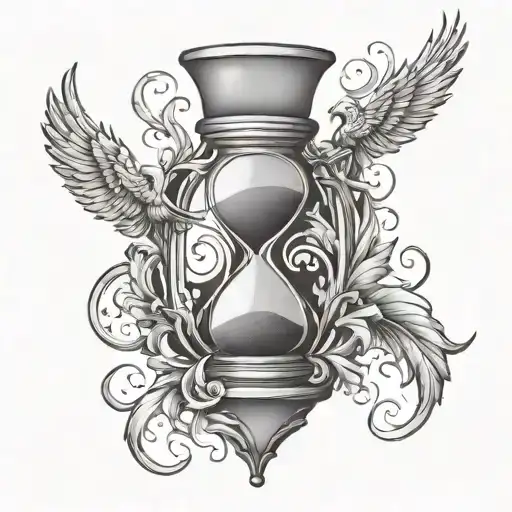 Phoenix Hourglass With Sand