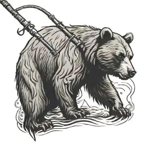 Bear Fishing Rod