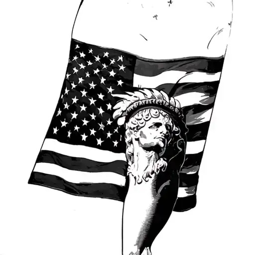 Patriotic Arm Sleeve Realism
