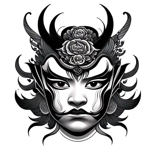 Yangban Mask Sad Face