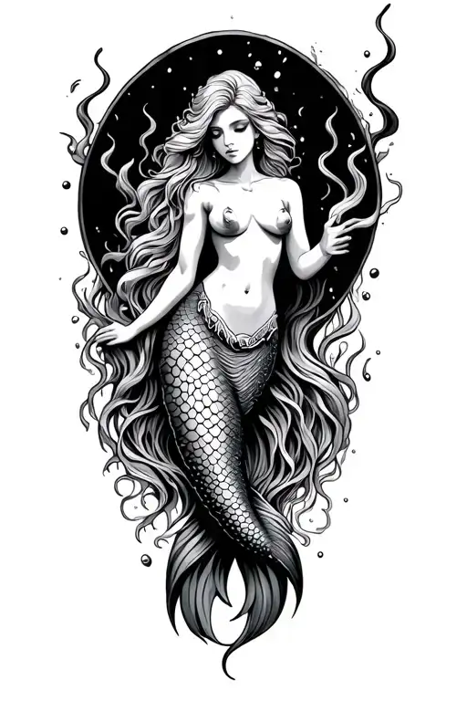 Underwater Mermaid Scene