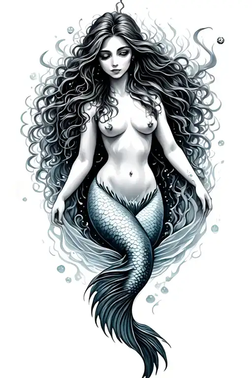 Underwater Mermaid Scene