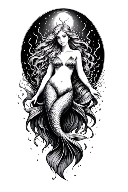 Underwater Mermaid Scene