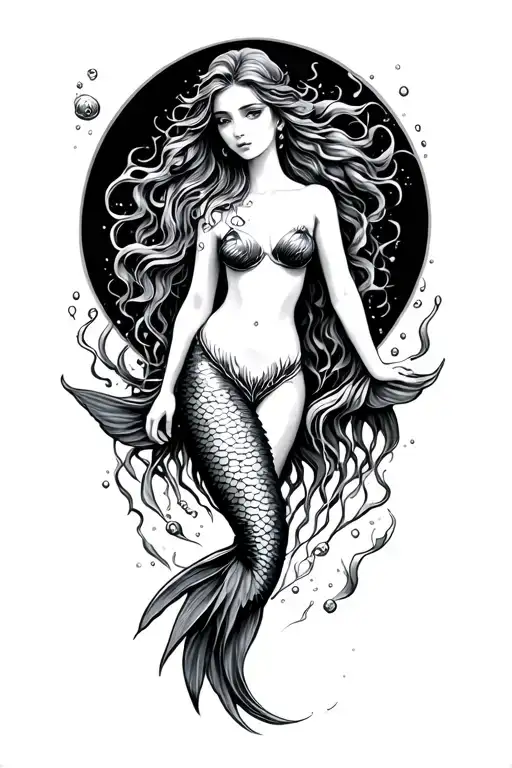 Underwater Mermaid Scene