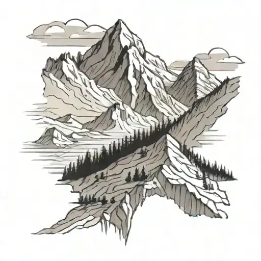 Austrian Alp Mountains