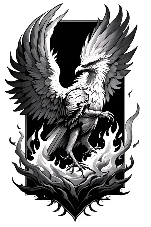Phoenix Rising From Ashes