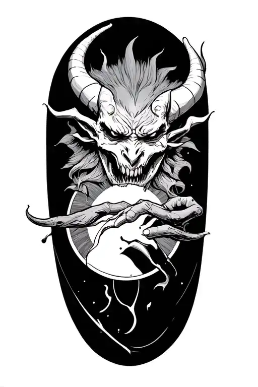 Devil Eating The Sun