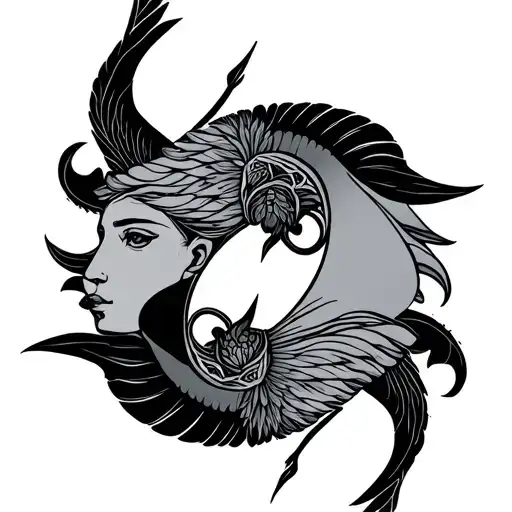 Gemini And Virgo Zodiac Sign Intertwined