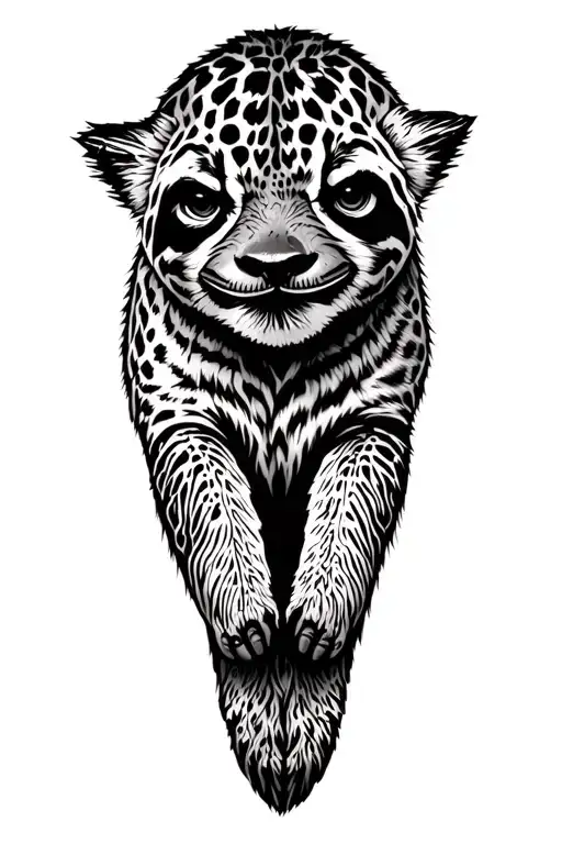 Leopard And 3 Toed Sloth