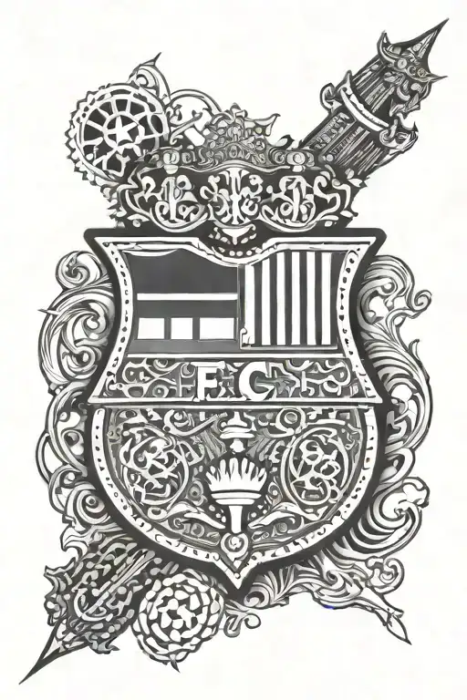 Poker Music Travel Fc Barcelona Logo