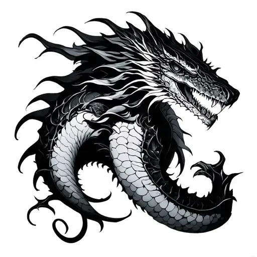 Leviathan Manga Shoulder Tatto