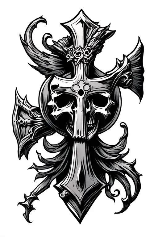 Chromeheart Cross And Grim Reaper