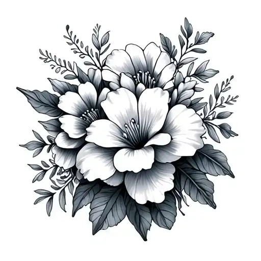 Flowers And Seashells For Wrist