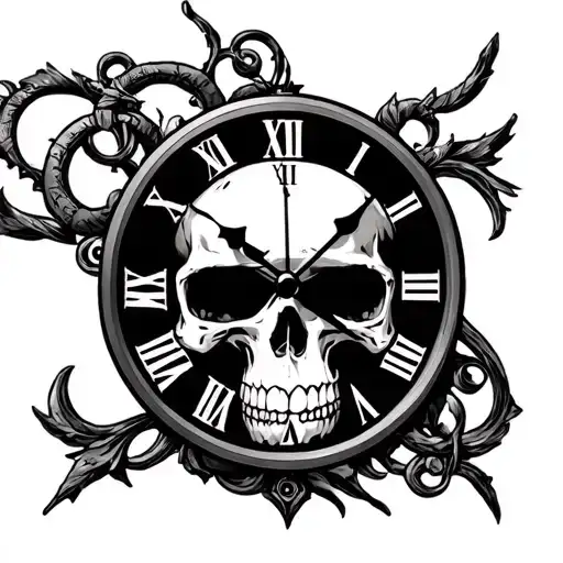 Skull Clocks