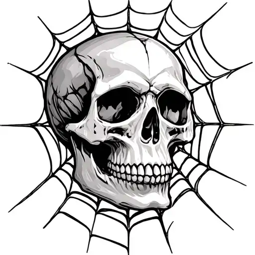 Skull Spiderweb