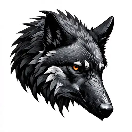 Raven Wolf Willow Tree