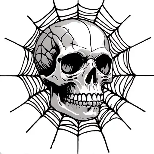 Skull Spiderweb