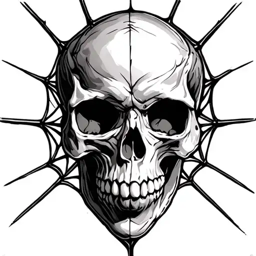 Skull Spiderweb
