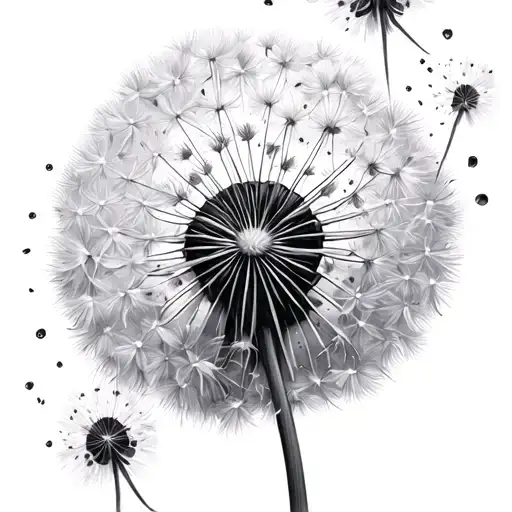 Dandelion Blowing