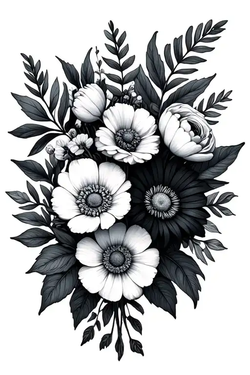 March And September Birth Flower Bouquet