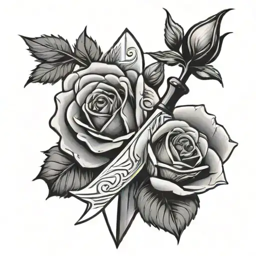 Knife And Rose