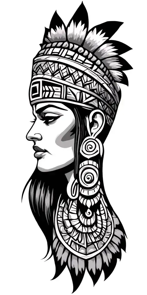 Aztec Chicano Style