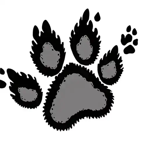 Dog Paw Prints