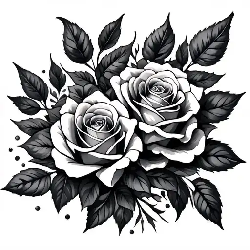 Percussion With Roses Intertwined