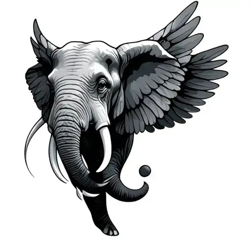 Elephant With Wings