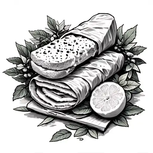 Snack Wrapped Garden Scene