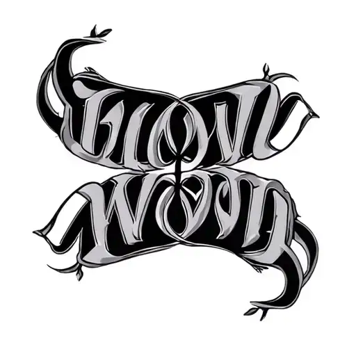 Two Word Ambigram Generator