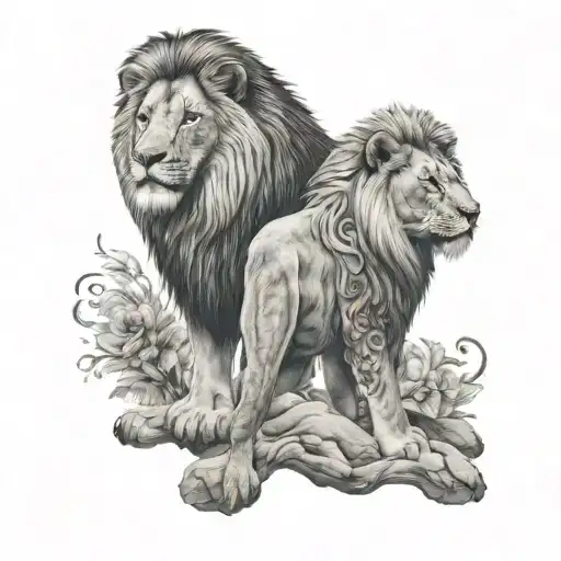 Lion And Lamb