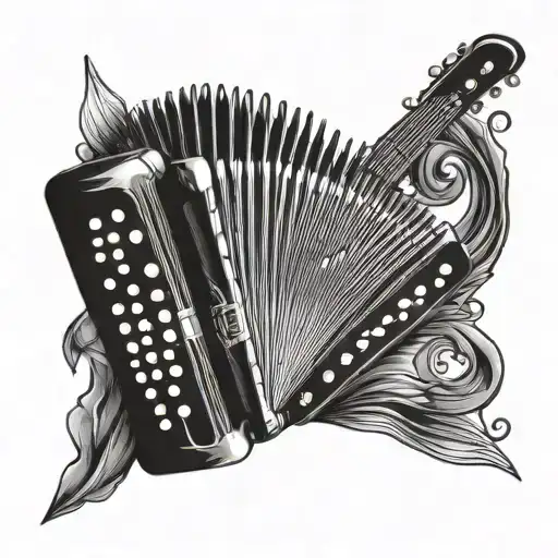 Accordian Music Cross