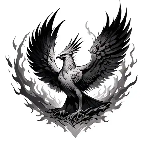 Phoenix Rising From Ashes