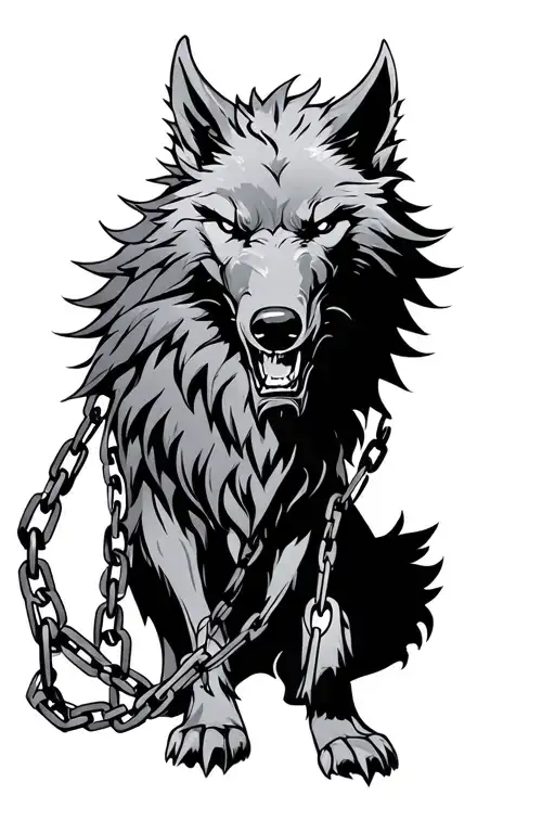Fenrir With Chains
