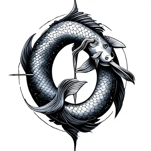 Pisces And Sagittarius Symbols Incorporated