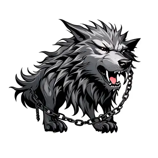 Fenrir With Chains