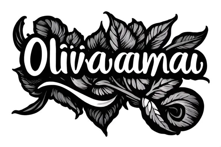 Olivianna Lettering Spelling